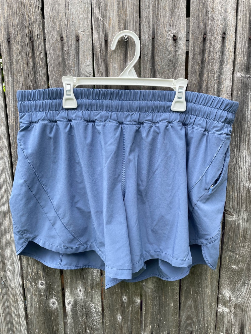 lululemon Track That Lined Short 5" in Water Drop Cool Gray Size 14